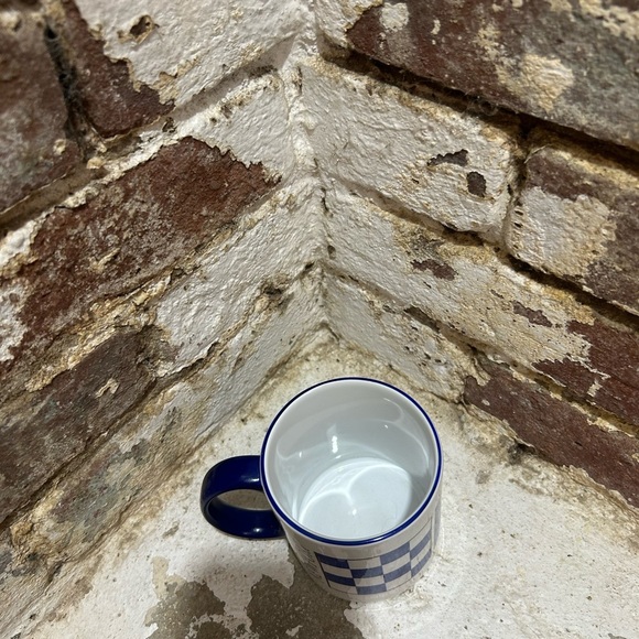 Vintage Newport Sailing Flag Mug in Blue, Red and White.  Come Sail Away With Me - Picture 7 of 7